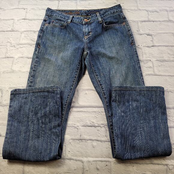 Eddie Bauer Curvy Specially Dyed Bootcut Jeans size 2R - Picture 7 of 16